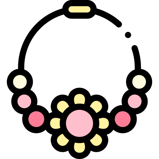 목걸이 Detailed Rounded Lineal color icon