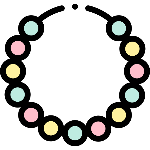 팔찌 Detailed Rounded Lineal color icon