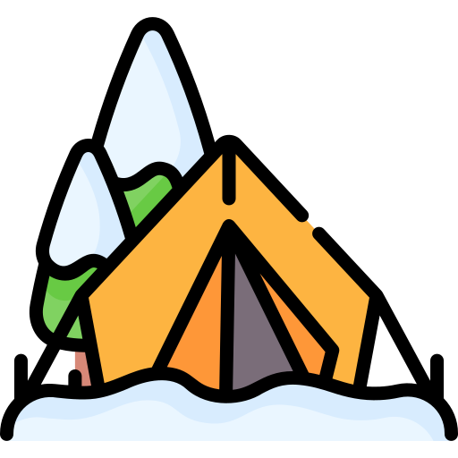 barraca de acampamento Special Lineal color Ícone