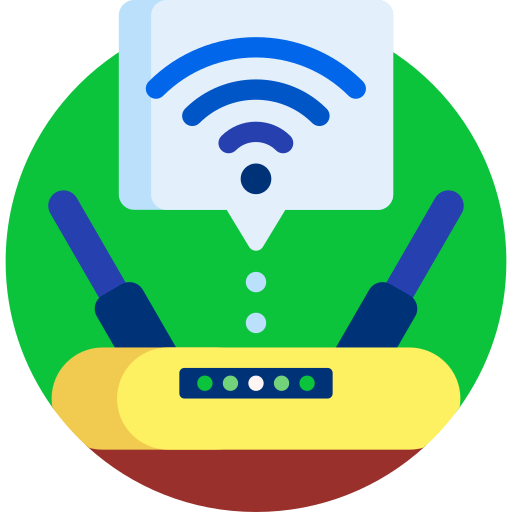 wifi Detailed Flat Circular Flat icono