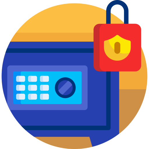 Safebox Detailed Flat Circular Flat icon