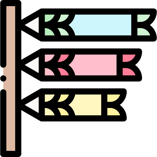 플래그 Detailed Rounded Lineal color icon