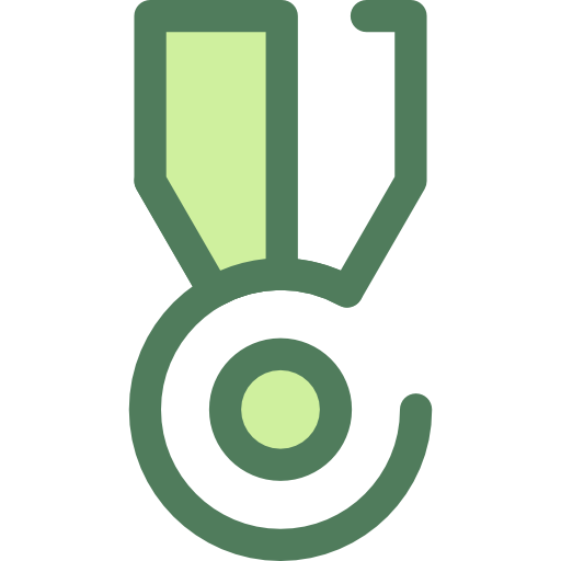 Medal Monochrome Green icon
