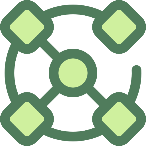 organisatie Monochrome Green icoon