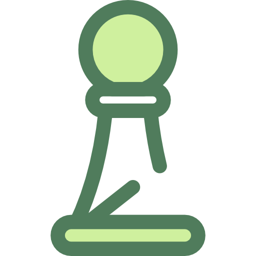 Pawn Monochrome Green icon