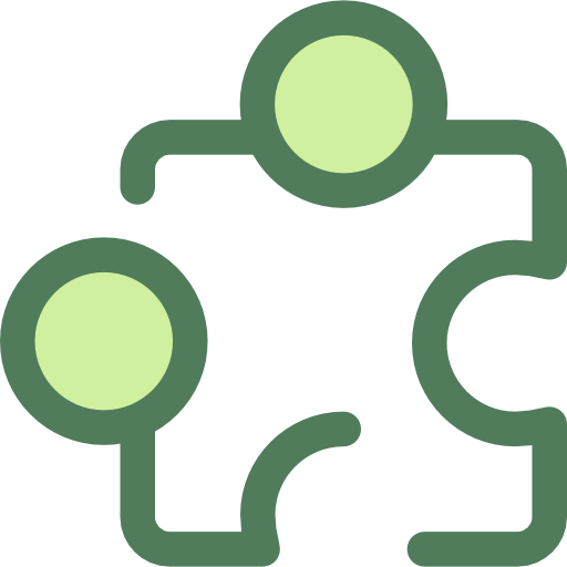 puzzel Monochrome Green icoon