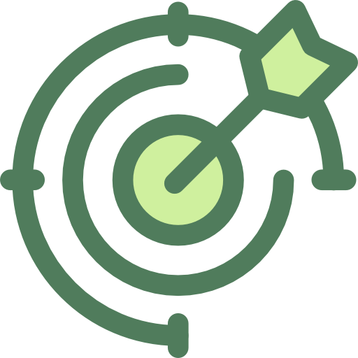 Target Monochrome Green icon