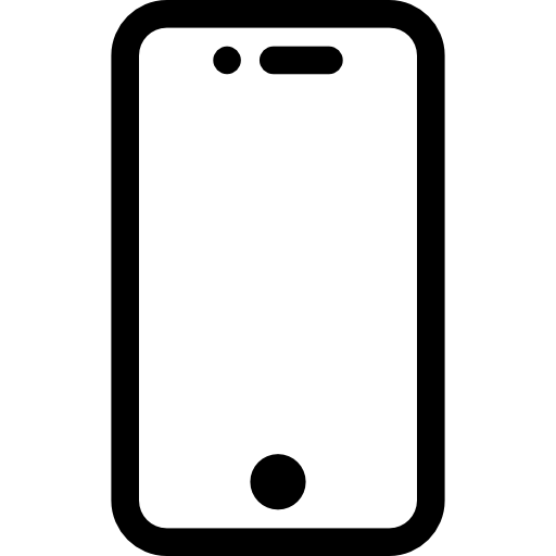 Smartphone Undertone Outline icon