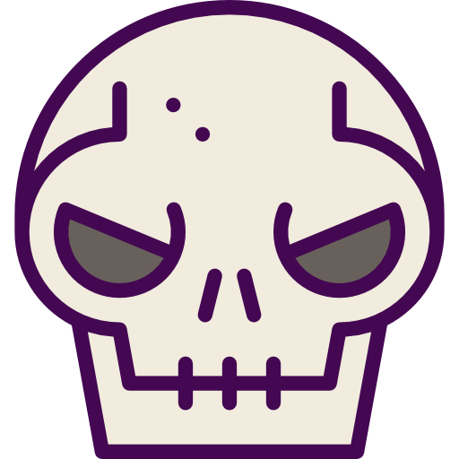 Skull Special Lineal color icon