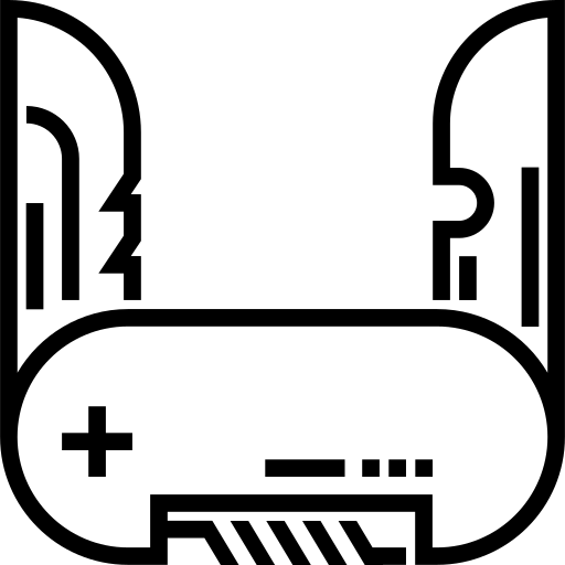 schweizer taschenmesser Detailed Straight Lineal icon