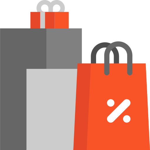 Shopping bags Special Flat icon