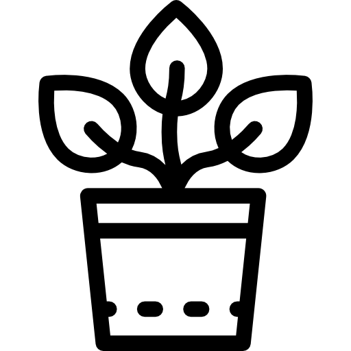 식물 Detailed Rounded Lineal icon