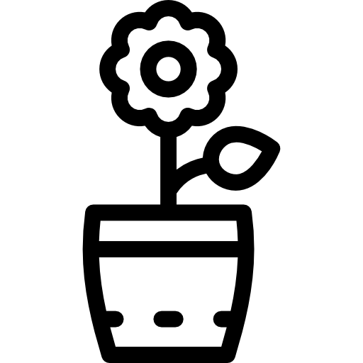 kwiat Detailed Rounded Lineal ikona
