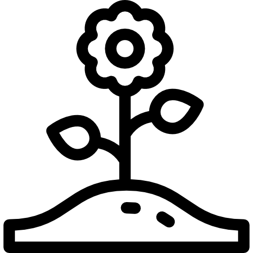 Flower Detailed Rounded Lineal icon