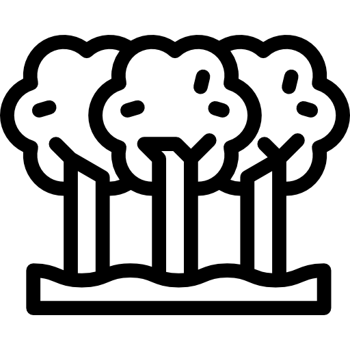 나무 Detailed Rounded Lineal icon