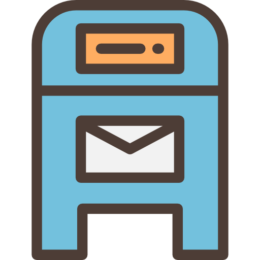 caixa de correio Detailed Rounded Lineal color Ícone