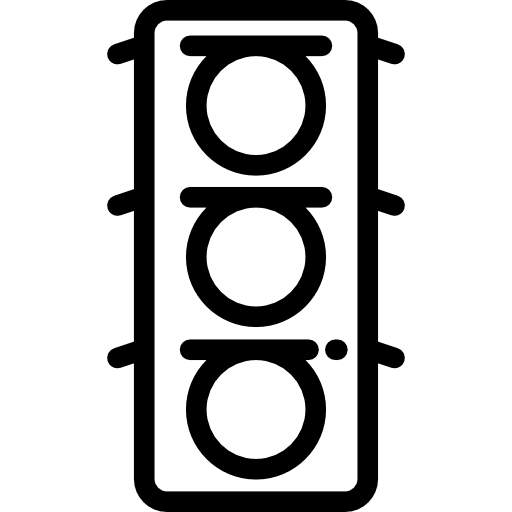 Traffic light Detailed Rounded Lineal icon