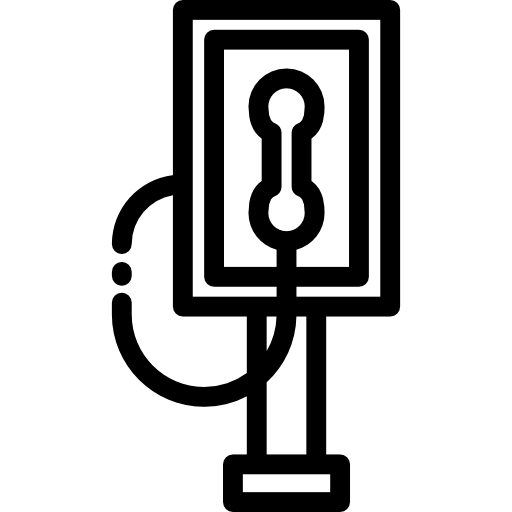 電話ボックス Detailed Rounded Lineal icon