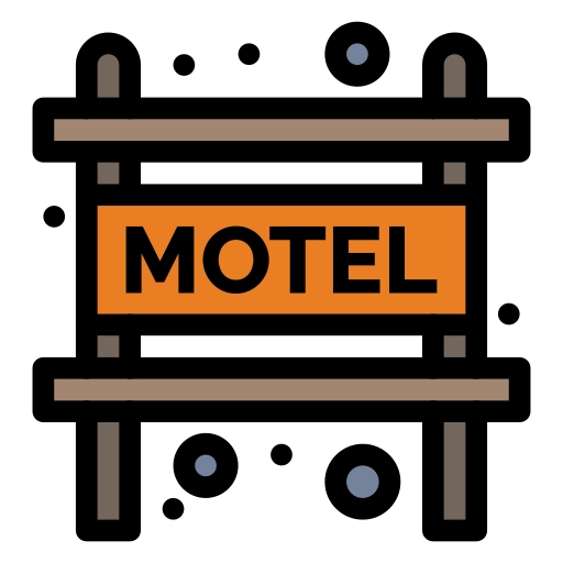 motel Flatart Icons Lineal Color icoon