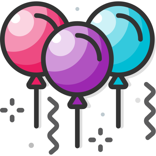 luftballons SBTS2018 Lineal Color icon