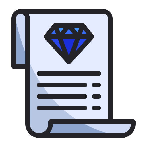 diamant Generic Outline Color icon