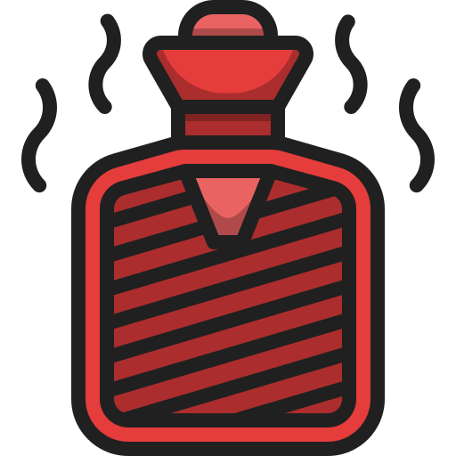 botella de agua caliente Generic Outline Color icono