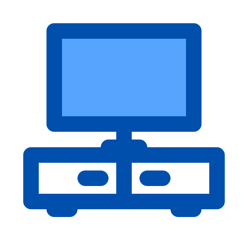 Tv monitor Generic Blue icon