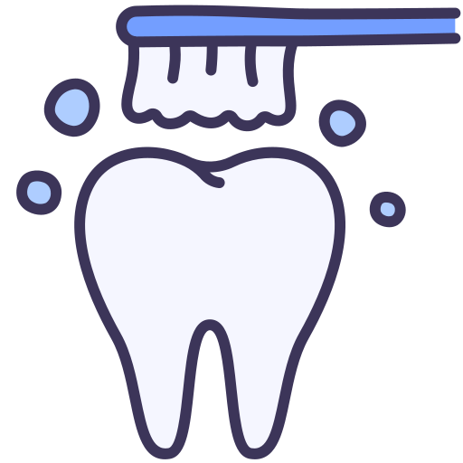 Toothbrushing Victoruler Linear Colour icon