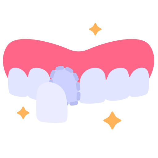 Dental veneer Victoruler Flat icon