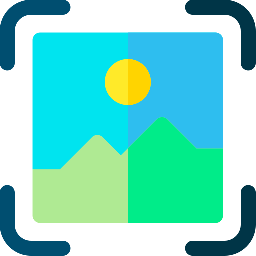 paisaje Basic Rounded Flat icono