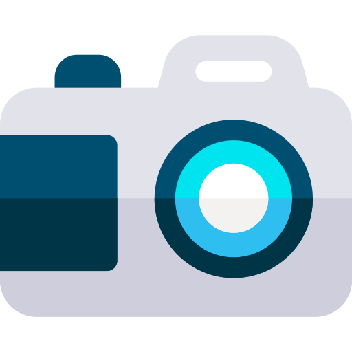 cámara Basic Rounded Flat icono