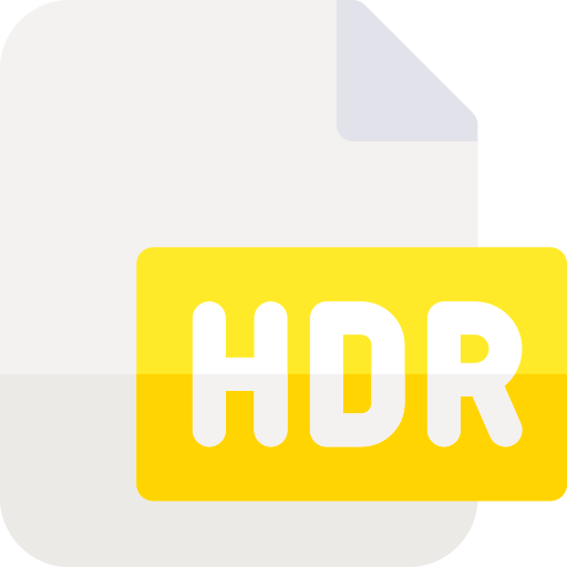 hdr Basic Rounded Flat icono