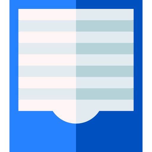 archief Basic Straight Flat icoon