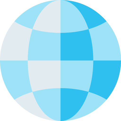 Global Basic Straight Flat icon