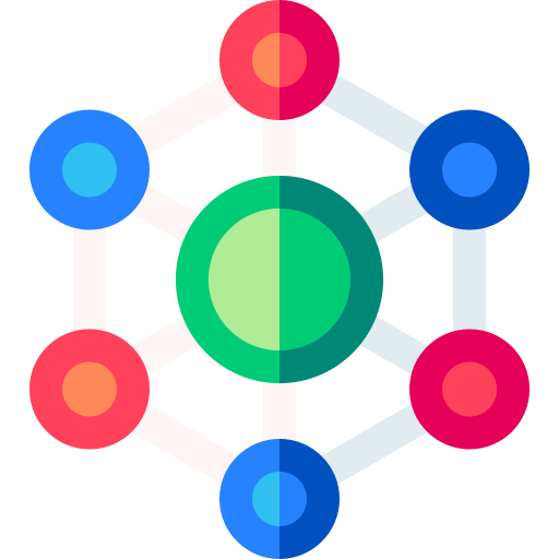 Network Basic Straight Flat icon