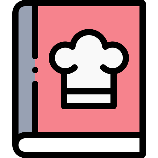 Recipe Detailed Rounded Lineal color icon