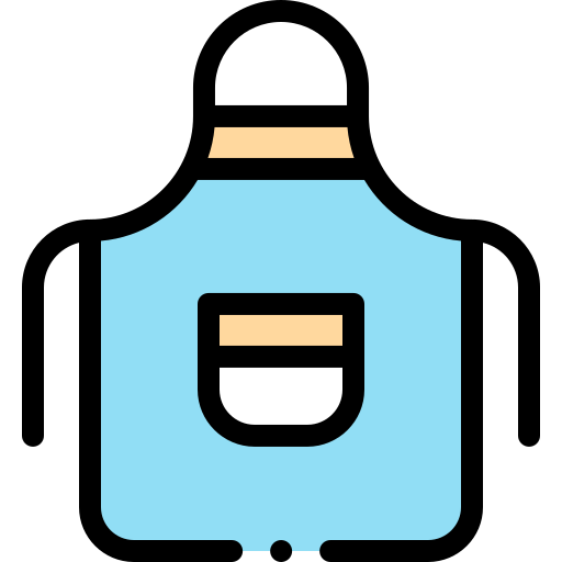 Apron Detailed Rounded Lineal color icon