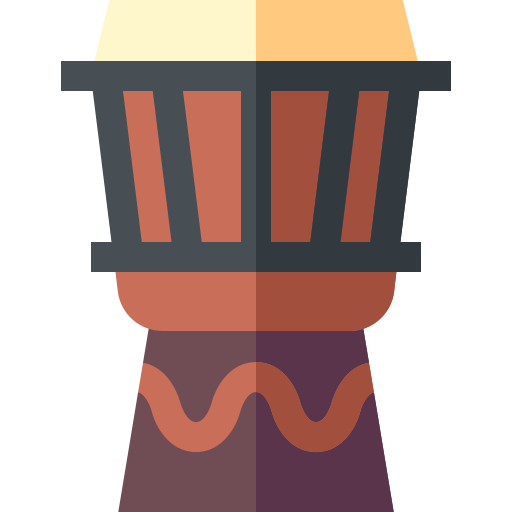 Djembe Basic Straight Flat icon