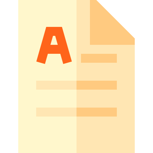 File Basic Straight Flat icon
