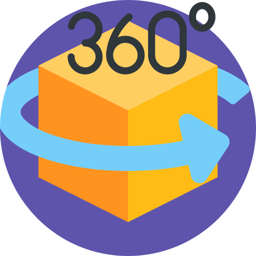 360 Detailed Flat Circular Flat icoon