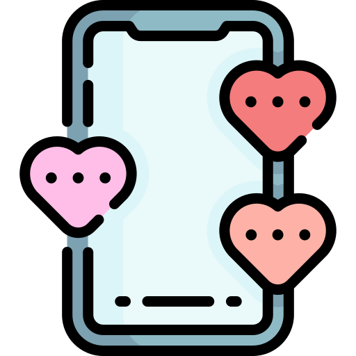 Dating app Special Lineal color icon