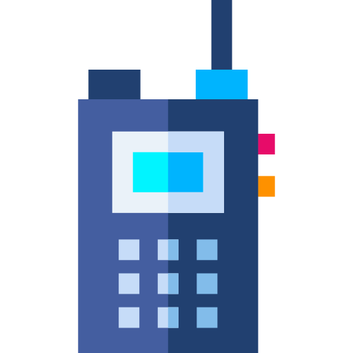 walkie talkie Basic Straight Flat icon