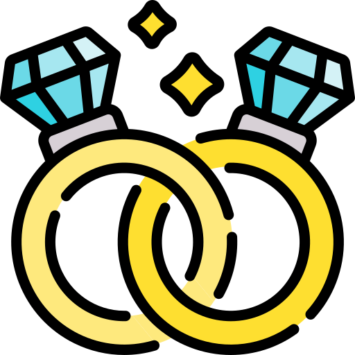 anel de noivado Special Lineal color Ícone