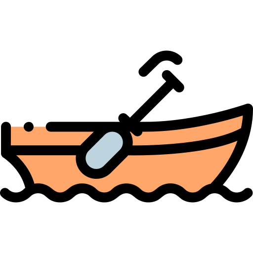 카누 Detailed Rounded Lineal color icon