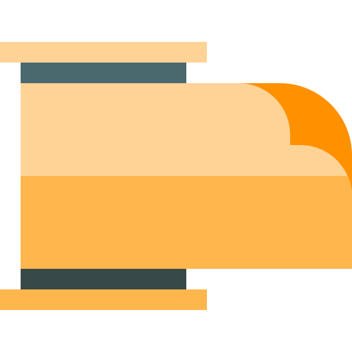 ruban Basic Straight Flat Icône