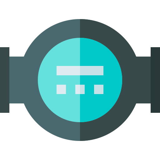 Meter Basic Straight Flat icon