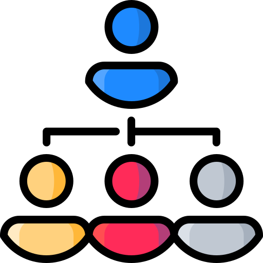 hierarchia Special Lineal color ikona