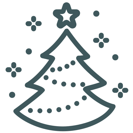 árbol de navidad Generic Detailed Outline icono