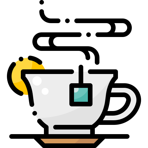 Горячий чай Pixelmeetup Lineal Color иконка
