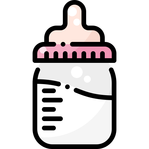 botella de leche Pixelmeetup Lineal Color icono